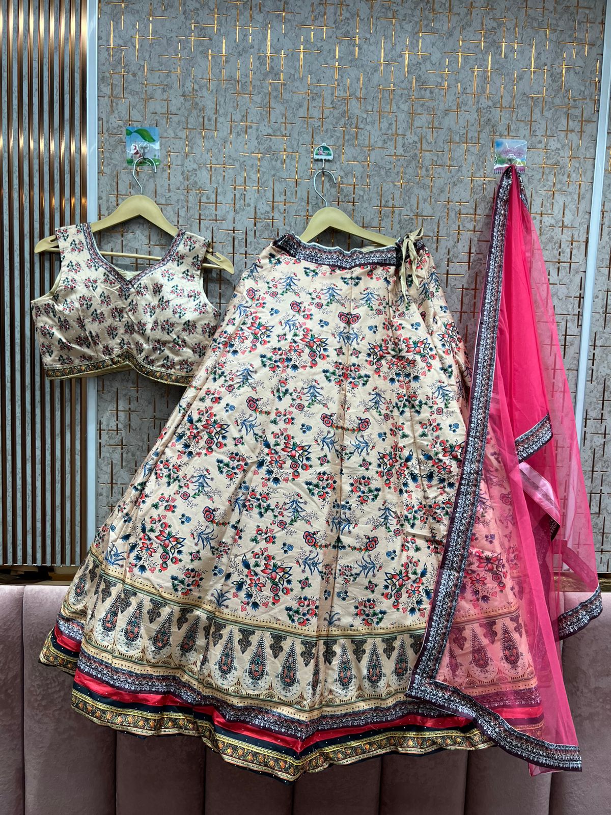 Ivory Bloom Elegance Lehenga