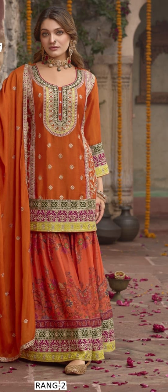 Punjabi Set with Bell Bottom Pants