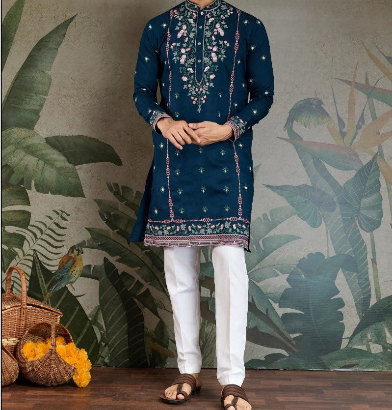 Men’s Viscose Silk Kurta