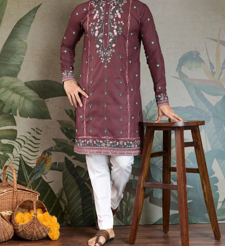 Men’s Viscose Silk Kurta