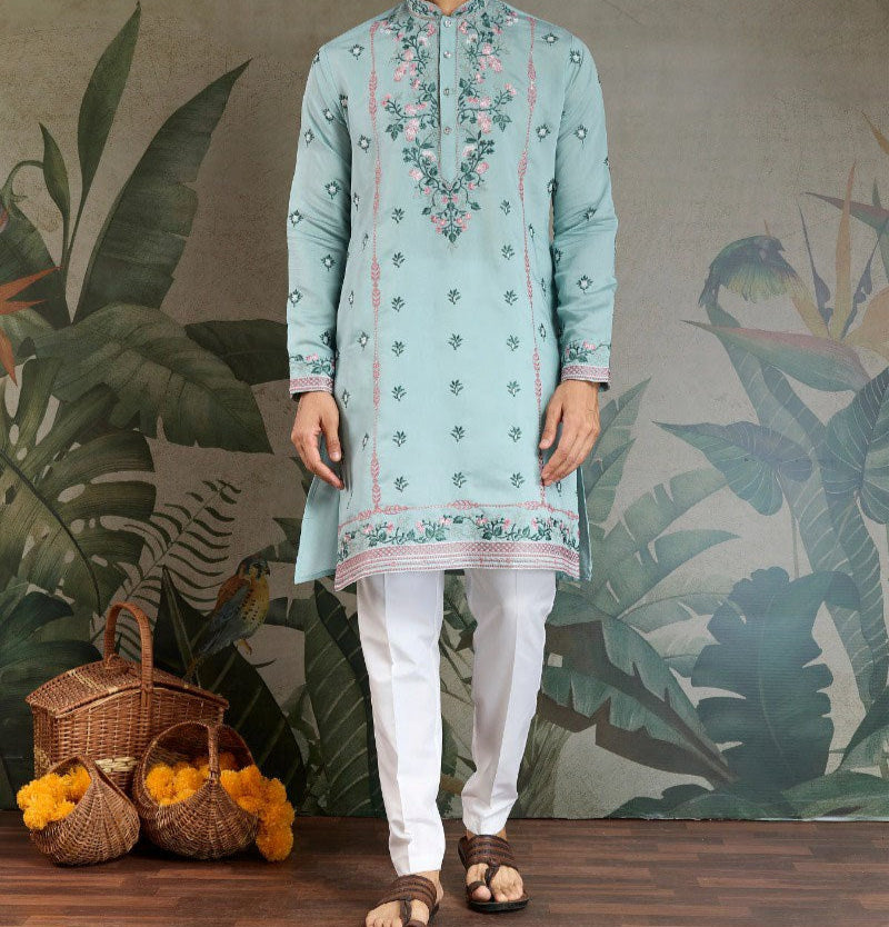 Men’s Viscose Silk Kurta
