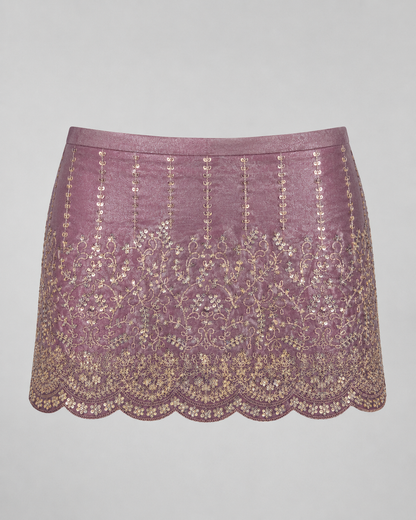 Rose Blush Heirloom Mini Skirt