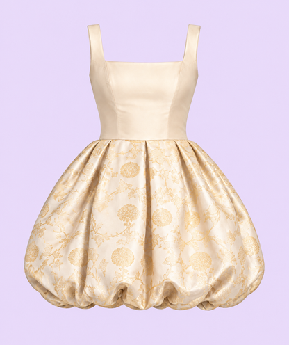 Ivory Bloom Tulip Dress