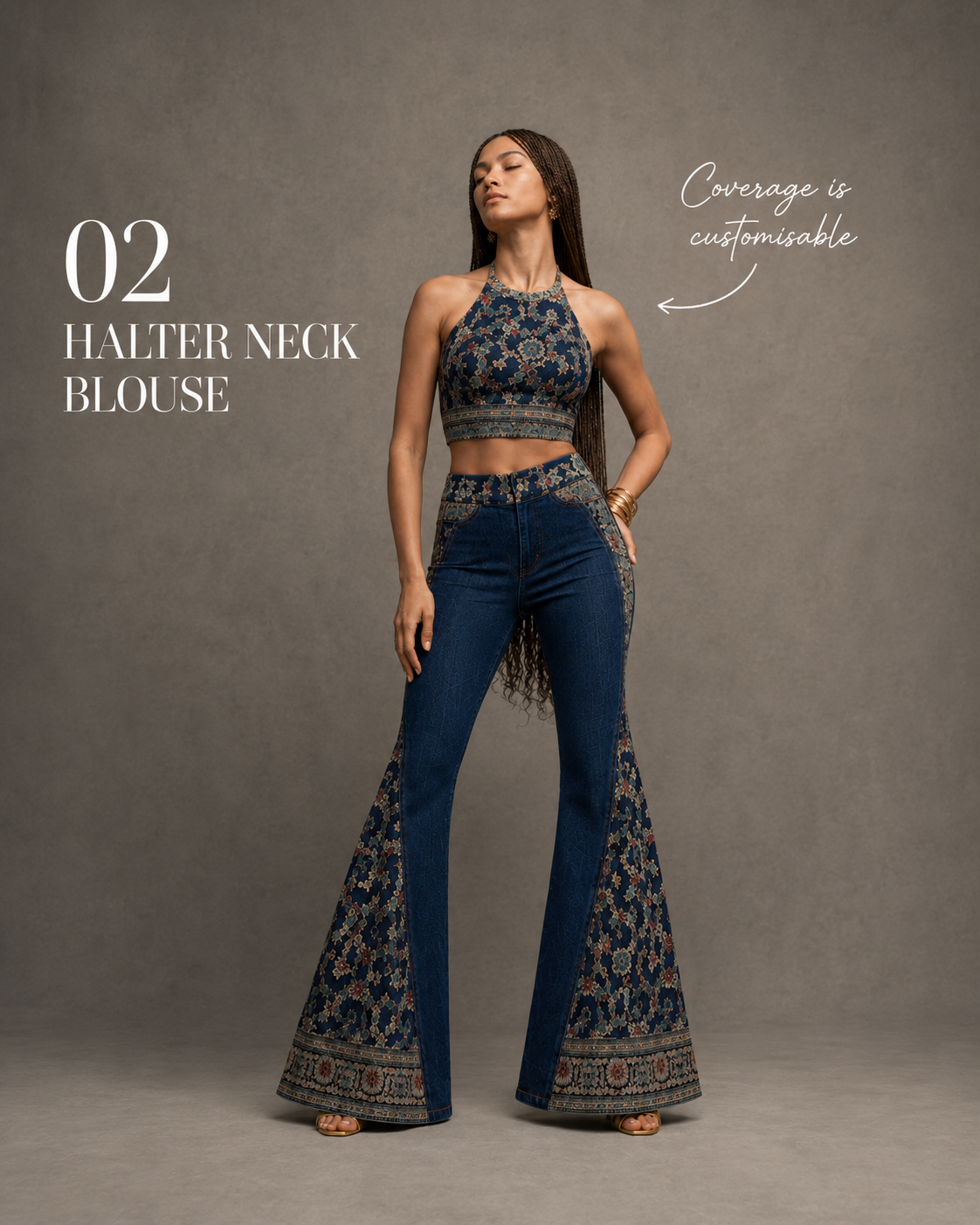 The Nightingale Desi Denim Set