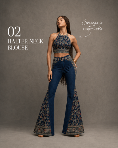 The Nightingale Desi Denim Set