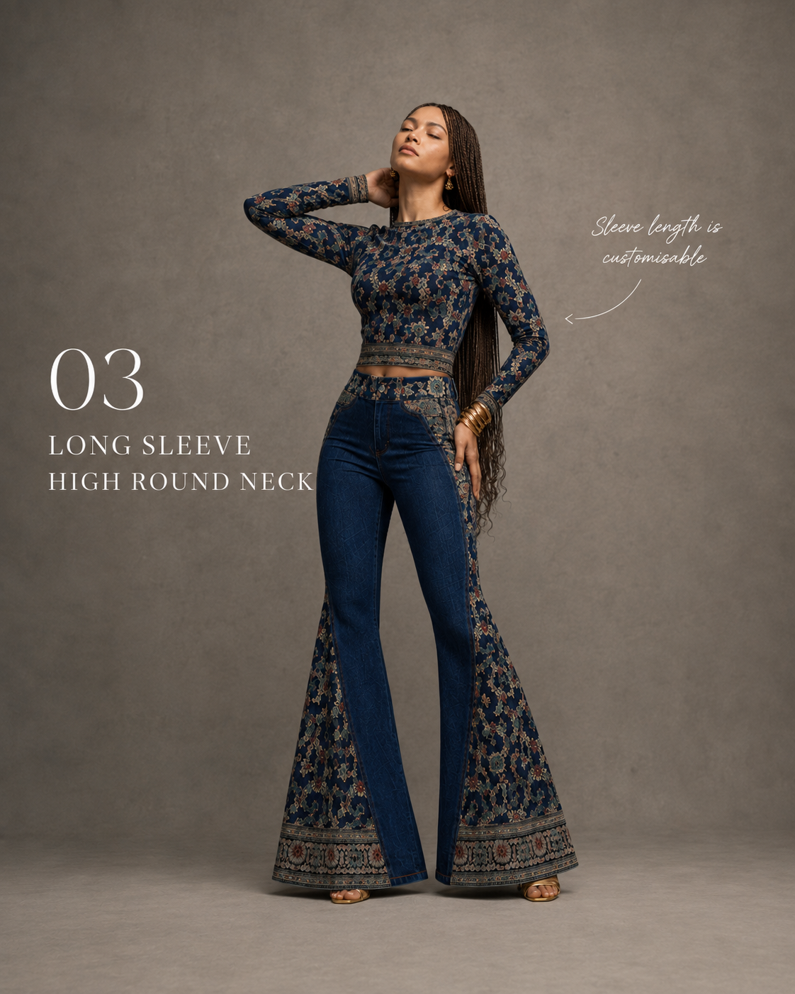 The Nightingale Desi Denim Set