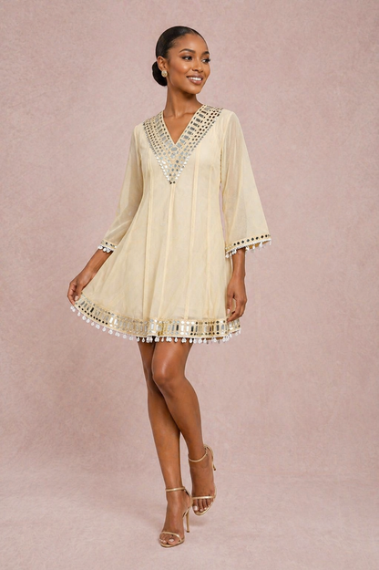 The Ivory Mini Heirloom Dress
