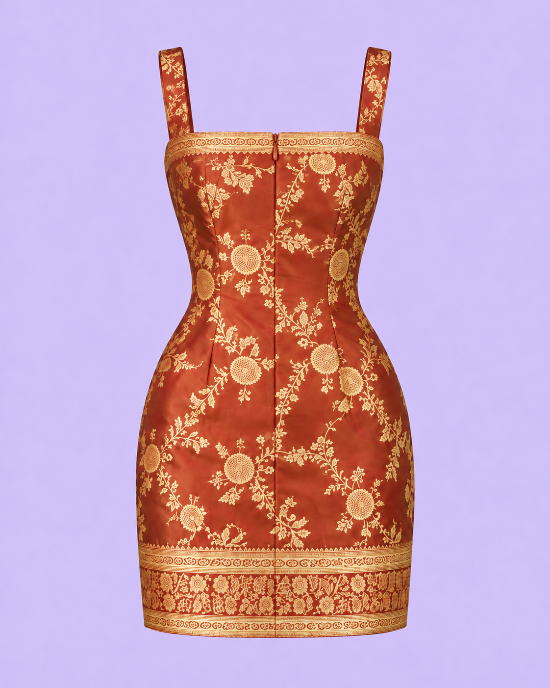 Rust Mini Dress