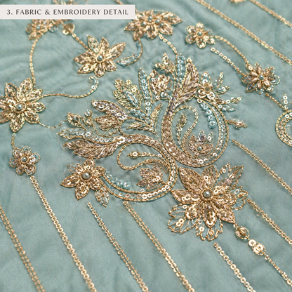 Blue Mist Beaded Dress