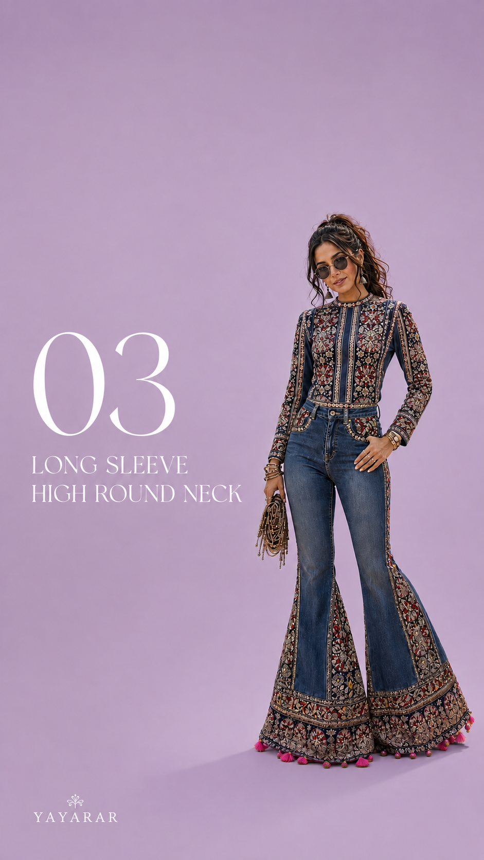 Midnight Mosaic Desi Denim