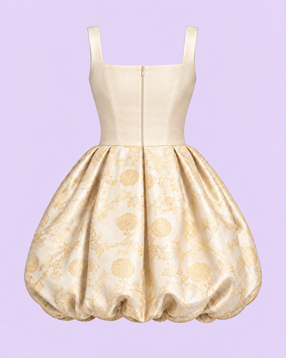 Ivory Bloom Tulip Dress