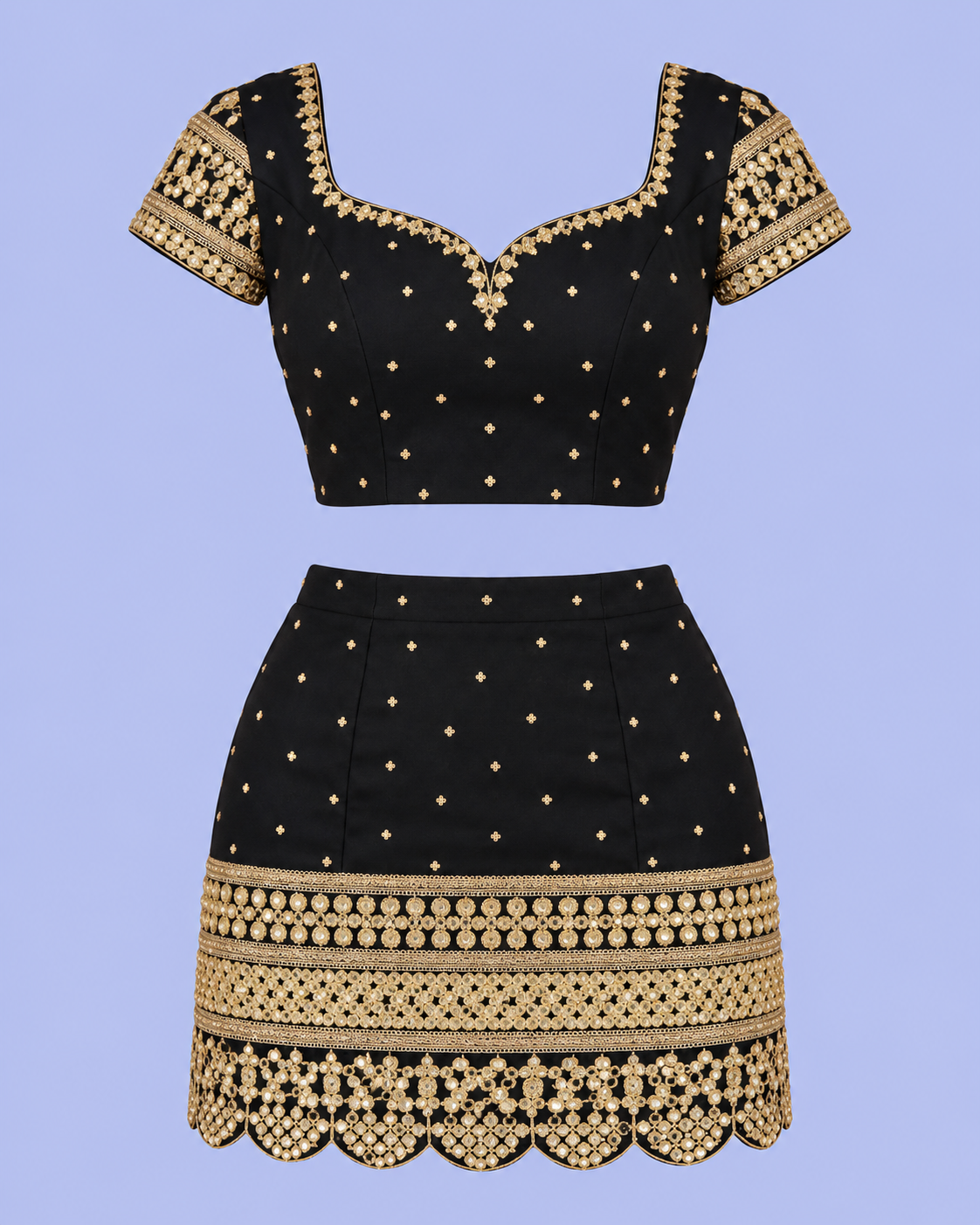 Desi After Dark- Golden Night Set