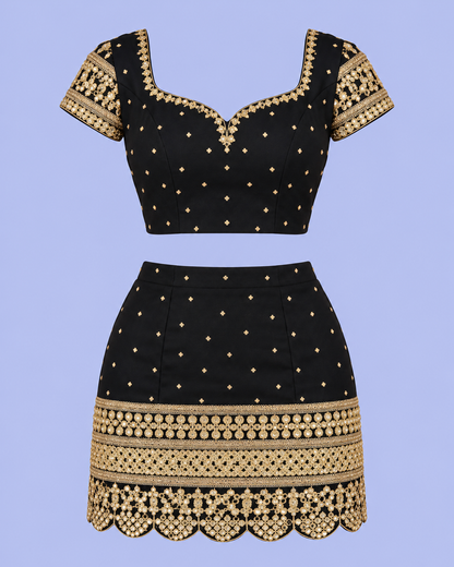 Desi After Dark- Golden Night Set