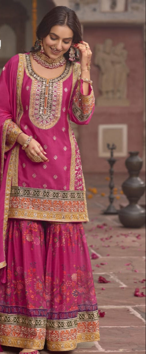 Punjabi Set with Bell Bottom Pants