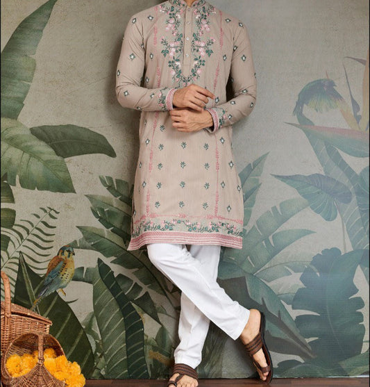 Men’s Viscose Silk Kurta