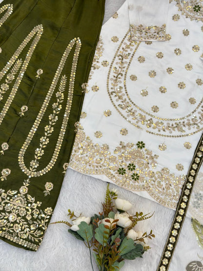 Zaria Silk Palazzo Set | Elevated Festive Edit