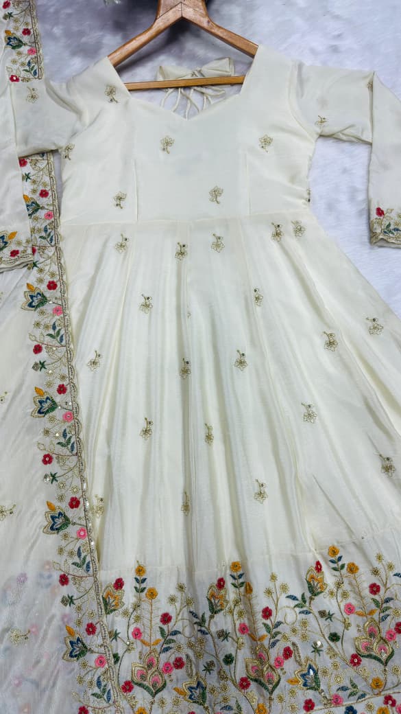 Noor Off-White Gharara Set
