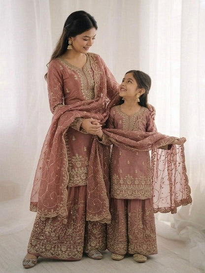 Mother and Daughter Punjabi Set| Single set also available