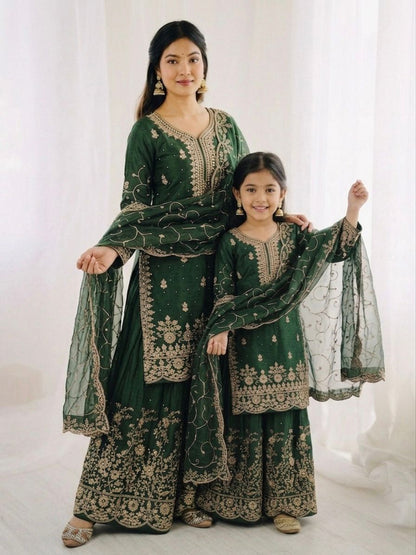 Mother and Daughter Punjabi Set| Single set also available
