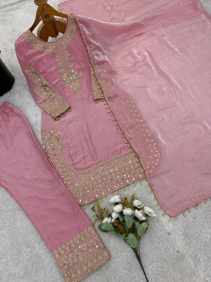 Pink Punjabi Set | Festive Occasion Wear