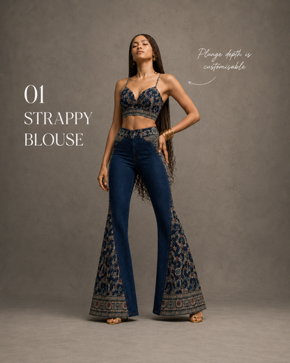The Nightingale Desi Denim Set